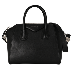 Small Antigona, Leather, Black, A0280, S, 2*